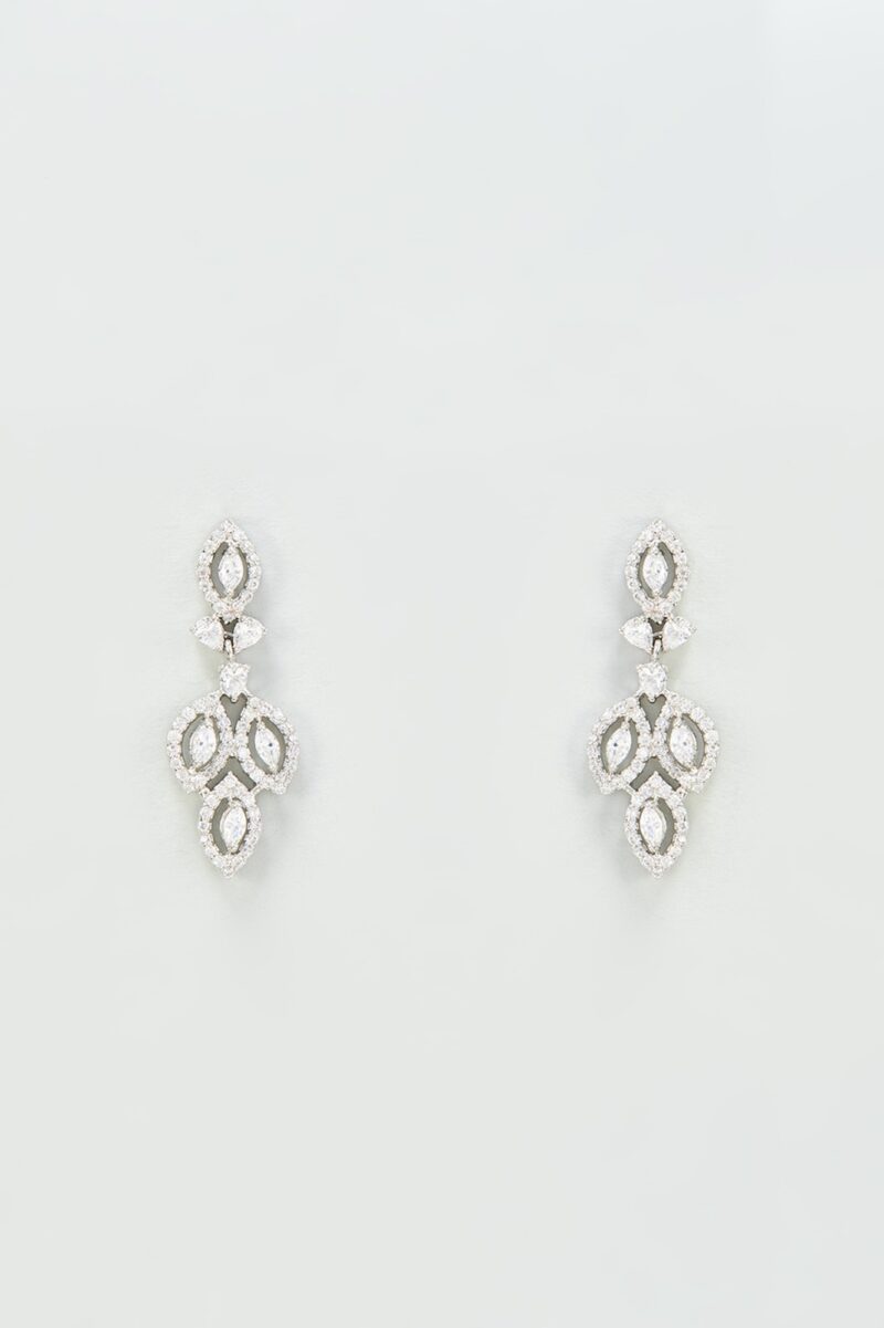 AD Silver Earring