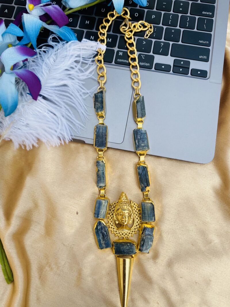 Buddha Element With Apatite Stone Necklace